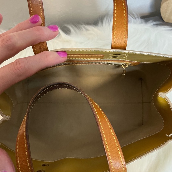 Louis Vuitton Vernis Yellow PM Tote - Picture 4 of 7